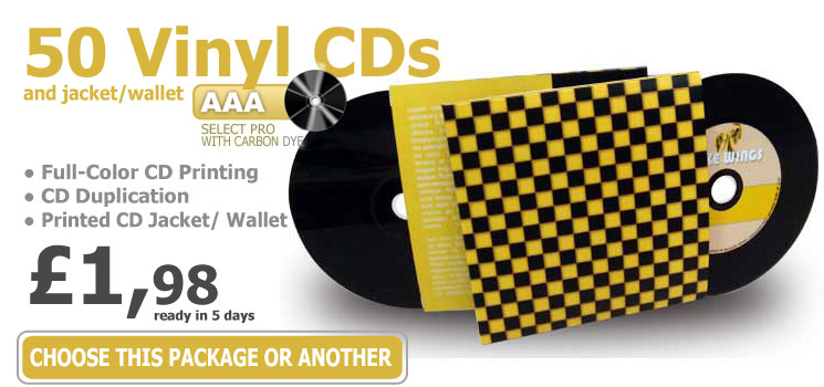 CD Vinyl Look, CD Duplication